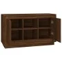 Aparador madera contrachapada marrón roble 102x35x60 cm de vidaXL, Aparadores - Ref: Foro24-831884, Precio: 92,66 €, Descuent...