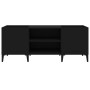 Mueble para discos madera contrachapada negro 121x38x48 cm de vidaXL, Almacenamiento para CD y DVD - Ref: Foro24-831934, Prec...