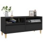 Mueble de TV madera contrachapada negro 100x34,5x44,5 cm de vidaXL, Muebles TV - Ref: Foro24-831894, Precio: 73,31 €, Descuen...