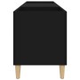 Mueble para discos madera contrachapada negro 121x38x48 cm de vidaXL, Almacenamiento para CD y DVD - Ref: Foro24-831926, Prec...
