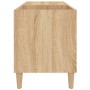 Mueble discos madera contrachapada roble sonoma 84,5x38x48 cm de vidaXL, Almacenamiento para CD y DVD - Ref: Foro24-831944, P...