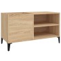 Mueble discos madera contrachapada roble sonoma 84,5x38x48 cm de vidaXL, Armarios y almacenamiento - Ref: Foro24-831952, Prec...