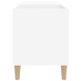 Mueble para discos madera contrachapada blanco 84,5x38x48 cm de vidaXL, Almacenamiento para CD y DVD - Ref: Foro24-831941, Pr...