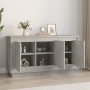 Aparador de madera contrachapada gris hormigón 102x35x55 cm de vidaXL, Aparadores - Ref: Foro24-831889, Precio: 97,89 €, Desc...
