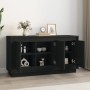 Aparador madera contrachapada negro 102x35x55 cm de vidaXL, Aparadores - Ref: Foro24-831886, Precio: 103,24 €, Descuento: %