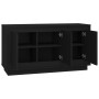 Aparador madera contrachapada negro 102x35x55 cm de vidaXL, Aparadores - Ref: Foro24-831886, Precio: 103,24 €, Descuento: %