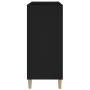 Black plywood record cabinet 84.5x38x89 cm by vidaXL, CD and DVD storage - Ref: Foro24-831990, Price: 72,43 €, Discount: %