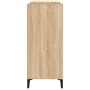 Mueble discos madera contrachapada roble Sonoma 84,5x38x89 cm de vidaXL, Almacenamiento para CD y DVD - Ref: Foro24-832000, P...