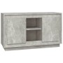 Aparador de madera contrachapada gris hormigón 102x35x60 cm de vidaXL, Aparadores - Ref: Foro24-831881, Precio: 93,12 €, Desc...
