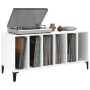 Mueble para discos madera contrachapada blanco 100x38x48 cm de vidaXL, Almacenamiento para CD y DVD - Ref: Foro24-831981, Pre...