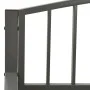 Banco de jardín acero gris 120 cm de vidaXL, Bancos de jardín - Ref: Foro24-319581, Precio: 95,43 €, Descuento: %