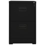 Armario archivador de acero negro 46x62x72,5 cm en Armarios archivadores | Comprar online en Foru.es