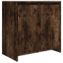 Armario de baño madera contrachapada roble ahumado 60x33x61 cm de vidaXL, Muebles de baño - Ref: Foro24-826357, Precio: 37,53...