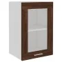 Armario vitrina colgante madera marrón roble 40x31x60 cm de vidaXL, Armarios de cocina - Ref: Foro24-826347, Precio: 40,60 €,...