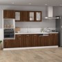 Armario vitrina colgante madera marrón roble 40x31x60 cm de vidaXL, Armarios de cocina - Ref: Foro24-826347, Precio: 41,14 €,...