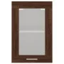 Armario vitrina colgante madera marrón roble 40x31x60 cm de vidaXL, Armarios de cocina - Ref: Foro24-826347, Precio: 40,60 €,...