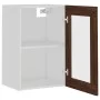 Armario vitrina colgante madera marrón roble 40x31x60 cm de vidaXL, Armarios de cocina - Ref: Foro24-826347, Precio: 40,60 €,...