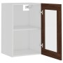 Armario vitrina colgante madera marrón roble 40x31x60 cm de vidaXL, Armarios de cocina - Ref: Foro24-826347, Precio: 41,14 €,...