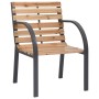 Sillas de jardín 2 unidades madera maciza de abeto de vidaXL, Sillas de jardín - Ref: Foro24-319576, Precio: 117,03 €, Descue...