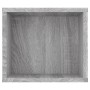 Mueble de TV colgante madera contrachapada gris 100x30x26,5 cm de vidaXL, Muebles TV - Ref: Foro24-826361, Precio: 37,85 €, D...