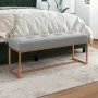 Gray velvet bench 110x36x45 cm by vidaXL, Benches for halls and storage - Ref: Foro24-350603, Price: 113,05 €, Discount: %