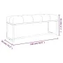 Gray velvet bench 110x36x45 cm by vidaXL, Benches for halls and storage - Ref: Foro24-350603, Price: 113,05 €, Discount: %