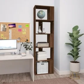 Regal aus eichenbraunem Sperrholz, 45 x 24 x 160 cm von vidaXL, Bücherregale und Regale - Ref: Foro24-826377, Preis: 50,30 €,...
