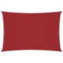 Toldo de vela rectangular tela Oxford rojo 3x6 m en Sombrillas | Comprar online en Foru.es