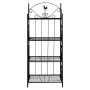 Estante De Planta Cuadrada Negro de vidaXL, Soportes para macetas - Ref: Foro24-40780, Precio: 83,42 €, Descuento: %
