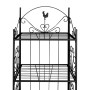Estante De Planta Cuadrada Negro de vidaXL, Soportes para macetas - Ref: Foro24-40780, Precio: 83,42 €, Descuento: %