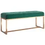 Banco de terciopelo verde oscuro 110x36x45 cm by vidaXL, Benches for halls and storage - Ref: Foro24-350601, Price: 108,39 €,...