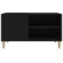 Plywood black record storage unit 84.5x38x48 cm by vidaXL, CD and DVD storage - Ref: Foro24-831942, Price: 53,05 €, Discount: %