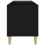 Plywood black record storage unit 84.5x38x48 cm by vidaXL, CD and DVD storage - Ref: Foro24-831942, Price: 53,05 €, Discount: %