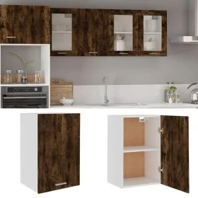 Mueble de TV colgante madera roble ahumado 39,5x31x60 cm de vidaXL, Armarios de cocina - Ref: Foro24-826348, Precio: 45,53 €,...