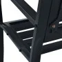 Banco de jardín acero negro 120 cm de vidaXL, Bancos de jardín - Ref: Foro24-319582, Precio: 85,93 €, Descuento: %
