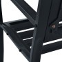 Banco de jardín acero negro 120 cm de vidaXL, Bancos de jardín - Ref: Foro24-319582, Precio: 85,31 €, Descuento: %