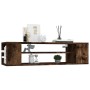 Mueble de TV colgante madera roble ahumado 100x30x26,5 cm de vidaXL, Muebles TV - Ref: Foro24-826360, Precio: 37,12 €, Descue...
