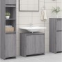 Armario de baño madera contrachapada gris Sonoma 60x33x61 cm de vidaXL, Muebles de baño - Ref: Foro24-826358, Precio: 42,20 €...