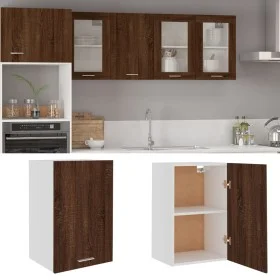 Mueble de TV colgante madera marrón roble 39,5x31x60 cm de vidaXL, Armarios de cocina - Ref: Foro24-826350, Precio: 37,79 €, ...