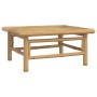 Set de muebles de jardín 7 piezas bambú y cojines blanco crema de vidaXL, Conjuntos de jardín - Ref: Foro24-3155181, Precio: ...