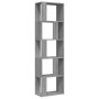 Estantería de madera contrachapada gris Sonoma 45x24x160 cm de vidaXL, Librerías y estanterías - Ref: Foro24-826376, Precio: ...