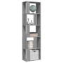 Estantería de madera contrachapada gris Sonoma 45x24x160 cm de vidaXL, Librerías y estanterías - Ref: Foro24-826376, Precio: ...