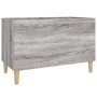 Mueble discos madera contrachapada gris sonoma 74,5x38x48 cm de vidaXL, Almacenamiento para CD y DVD - Ref: Foro24-831963, Pr...