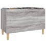 Mueble discos madera contrachapada gris sonoma 74,5x38x48 cm de vidaXL, Almacenamiento para CD y DVD - Ref: Foro24-831963, Pr...