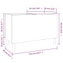 Mueble discos madera contrachapada gris sonoma 74,5x38x48 cm de vidaXL, Almacenamiento para CD y DVD - Ref: Foro24-831963, Pr...
