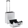 Maletín trolley de maquillaje de aluminio plateado de vidaXL, Neceseres - Ref: Foro24-91821, Precio: 109,37 €, Descuento: %