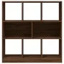 Estantería madera contrachapada marrón roble 97,5x29,5x100 cm de vidaXL, Librerías y estanterías - Ref: Foro24-826380, Precio...