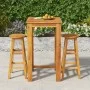 Mesa y taburetes altos de jardín 3 pzas madera maciza acacia de vidaXL, Conjuntos de jardín - Ref: Foro24-3154388, Precio: 19...