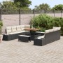 Conjunto de sofás de jardín 11 pcs Negro ratán sintético en Sofás de exterior | Comprar online en Foru.es