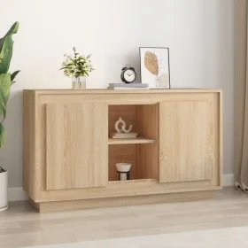 Sonoma oak plywood sideboard 102x35x60 cm by vidaXL, Sideboards - Ref: Foro24-831880, Price: 84,28 €, Discount: %